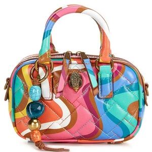 NWT Kurt Geiger XS Kensington Bead Charm Swirl Crossbody Bag